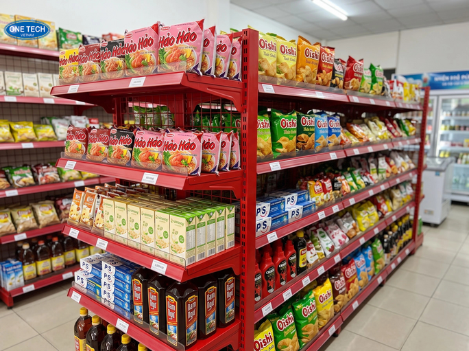 Kinh nghiệm lựa chọn kệ trưng bày bim bim phù hợp tại Hà Tĩnh