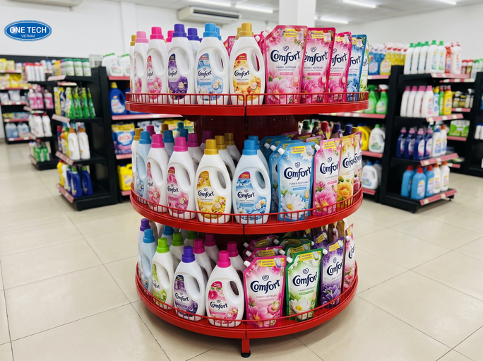 Kinh nghiệm lựa chọn giá kệ trưng bày nước xả vải Hà Tĩnh